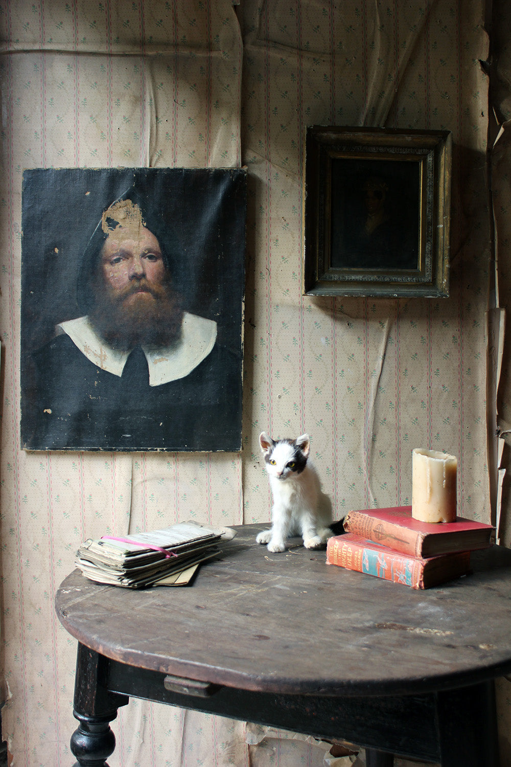 A 19thC Dutch School Oil on Canvas Portrait of a Gentleman c.1870-85