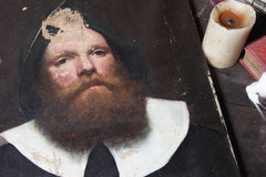 A 19thC Dutch School Oil on Canvas Portrait of a Gentleman c.1870-85