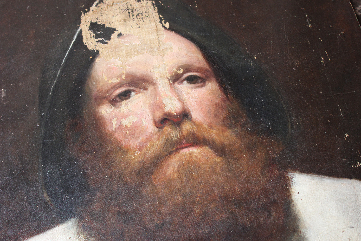 A 19thC Dutch School Oil on Canvas Portrait of a Gentleman c.1870-85