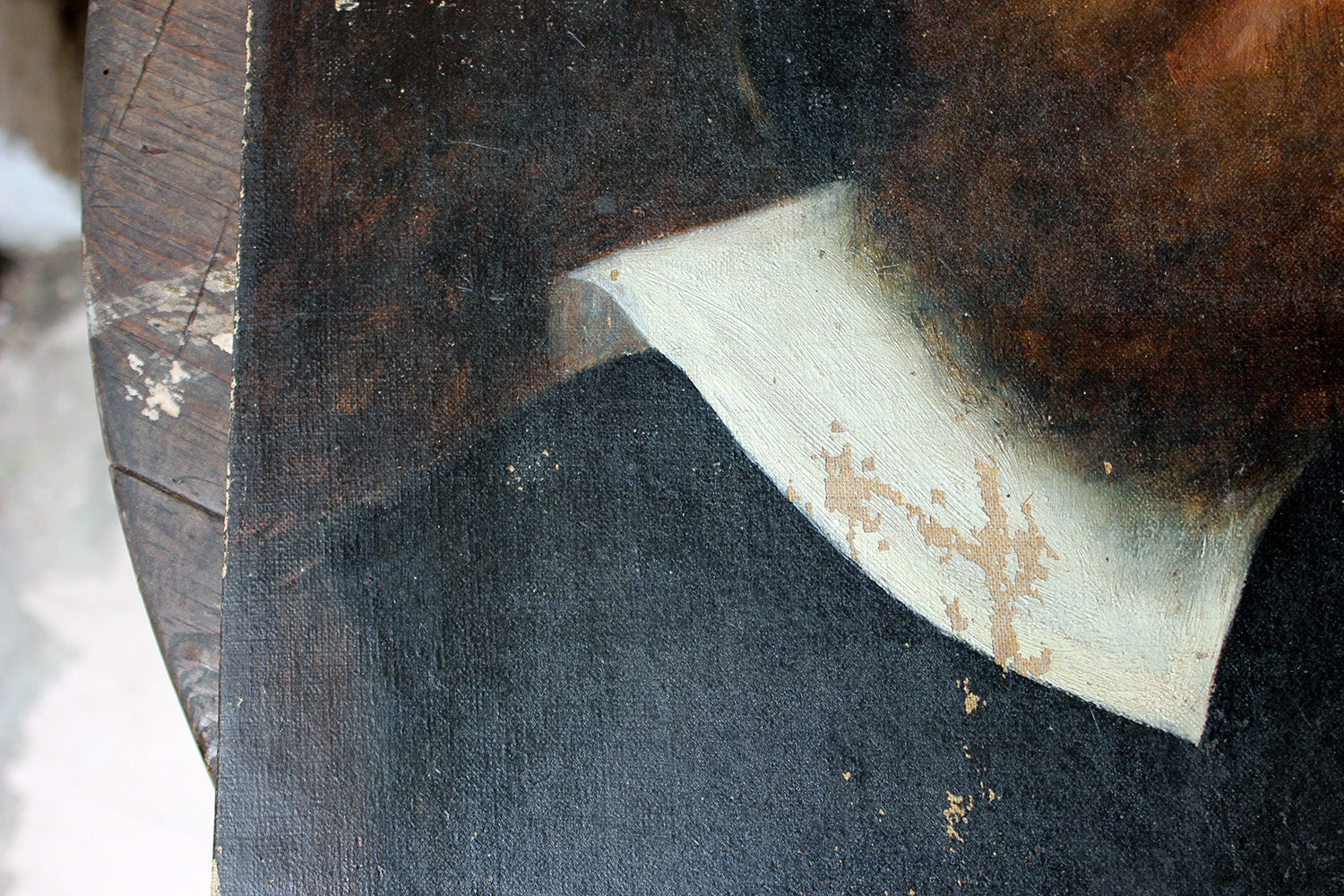 A 19thC Dutch School Oil on Canvas Portrait of a Gentleman c.1870-85