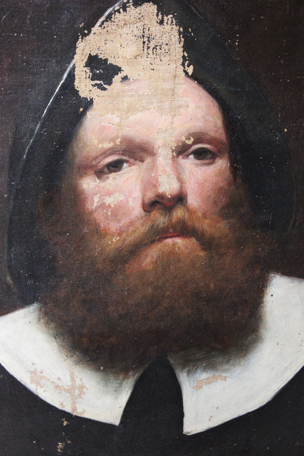 A 19thC Dutch School Oil on Canvas Portrait of a Gentleman c.1870-85