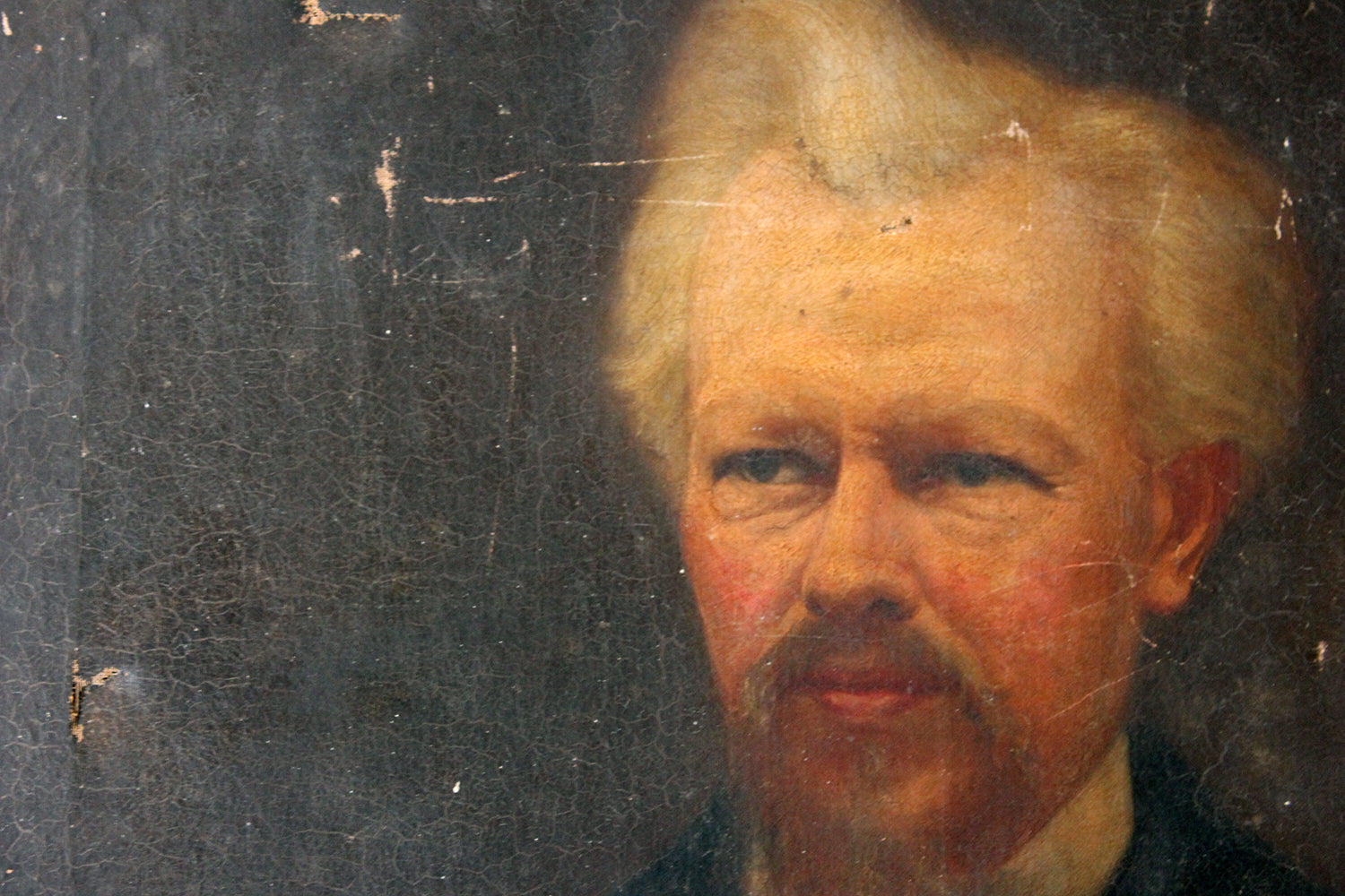 A c.1870 Oil on Canvas Portrait of the Minister Thomas Child (1839-1906)