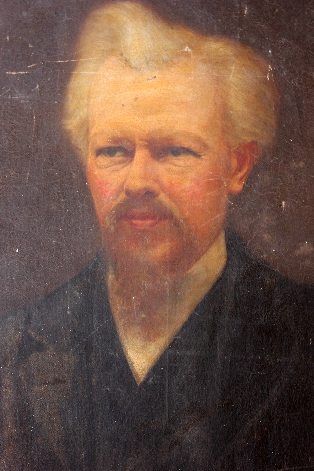 A c.1870 Oil on Canvas Portrait of the Minister Thomas Child (1839-1906)