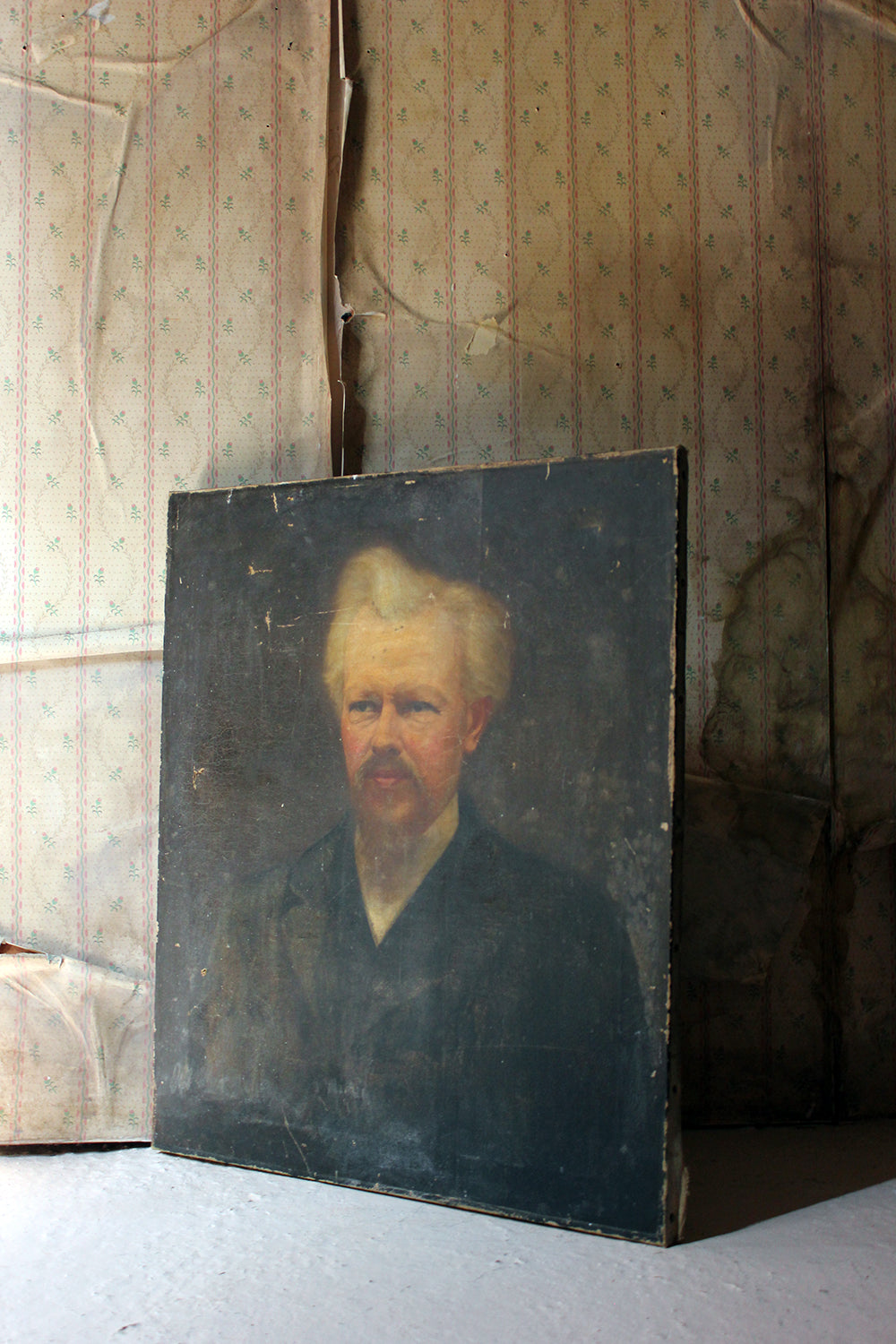A c.1870 Oil on Canvas Portrait of the Minister Thomas Child (1839-1906)