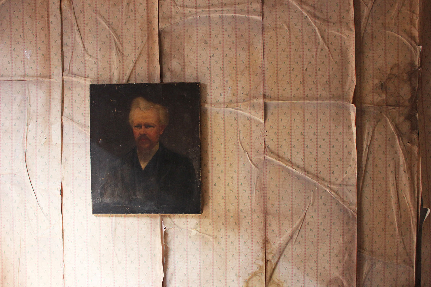 A c.1870 Oil on Canvas Portrait of the Minister Thomas Child (1839-1906)