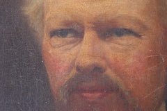 A c.1870 Oil on Canvas Portrait of the Minister Thomas Child (1839-1906)