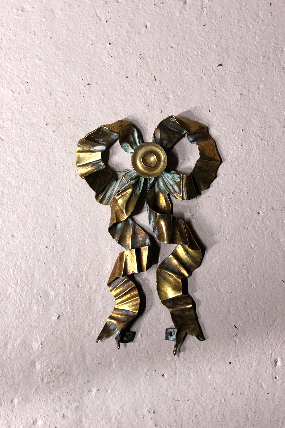 A French 19thC Cast Ormolu Mount Modelled as a Tied Ribbon Bow c.1880