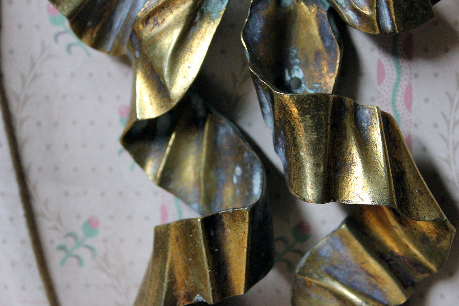 A French 19thC Cast Ormolu Mount Modelled as a Tied Ribbon Bow c.1880