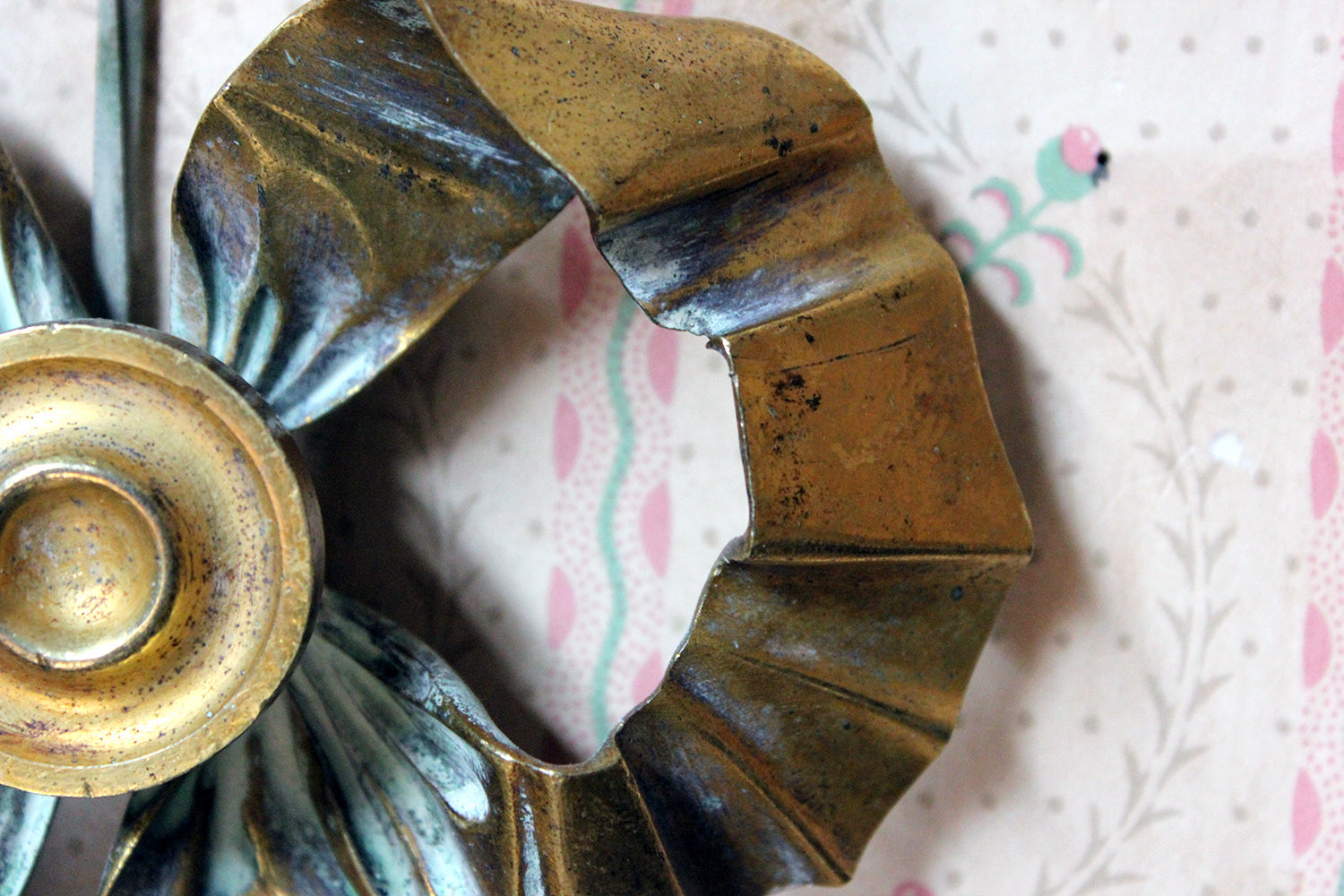 A French 19thC Cast Ormolu Mount Modelled as a Tied Ribbon Bow c.1880
