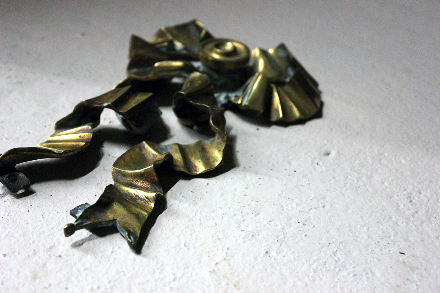 A French 19thC Cast Ormolu Mount Modelled as a Tied Ribbon Bow c.1880