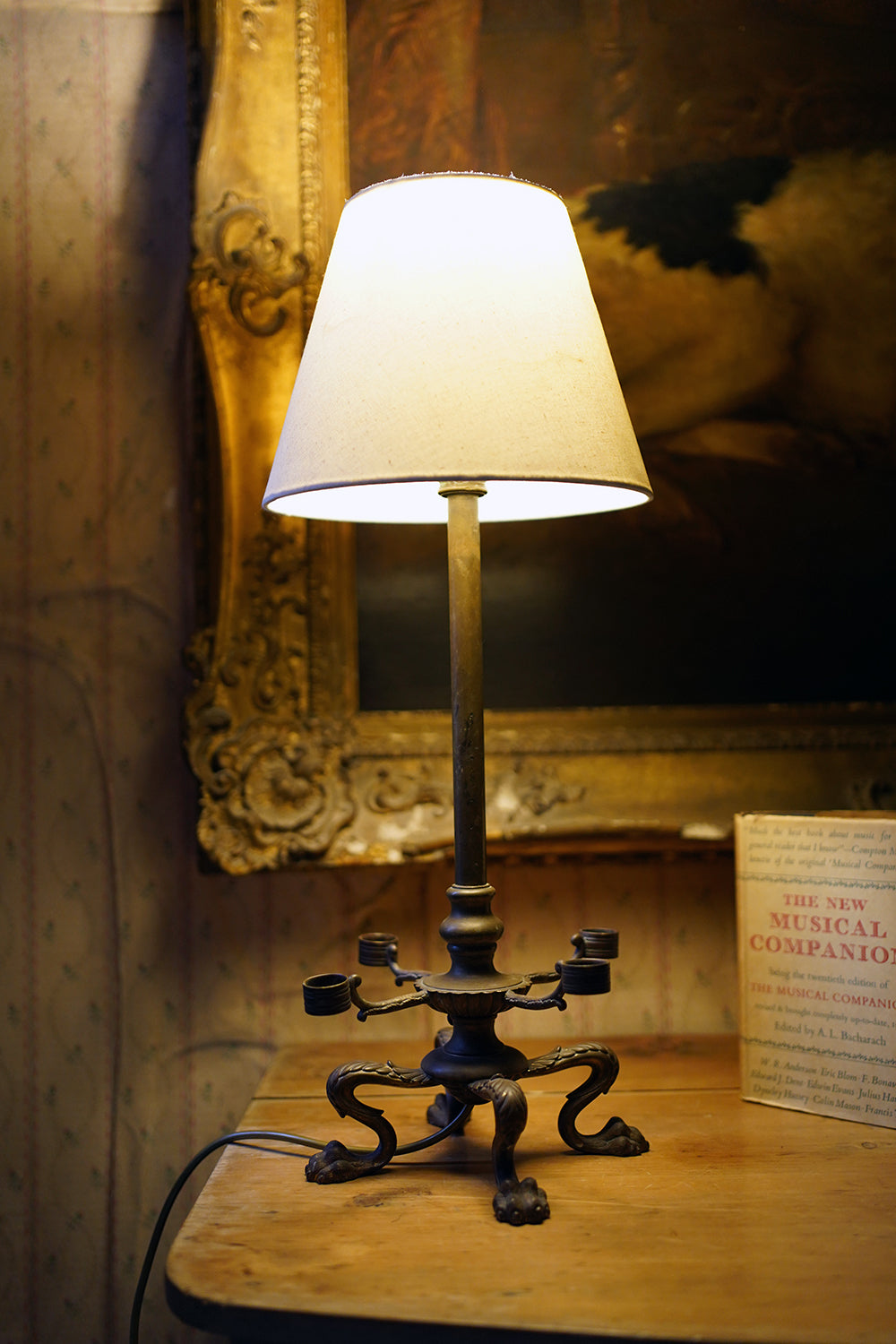 A 19thC Bronze Table Lamp by Osler c.1835