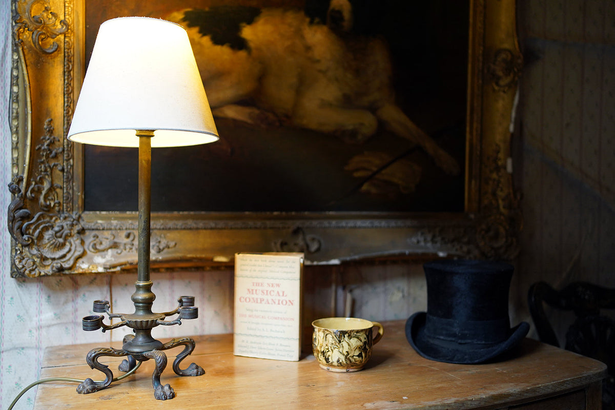A 19thC Bronze Table Lamp by Osler c.1835