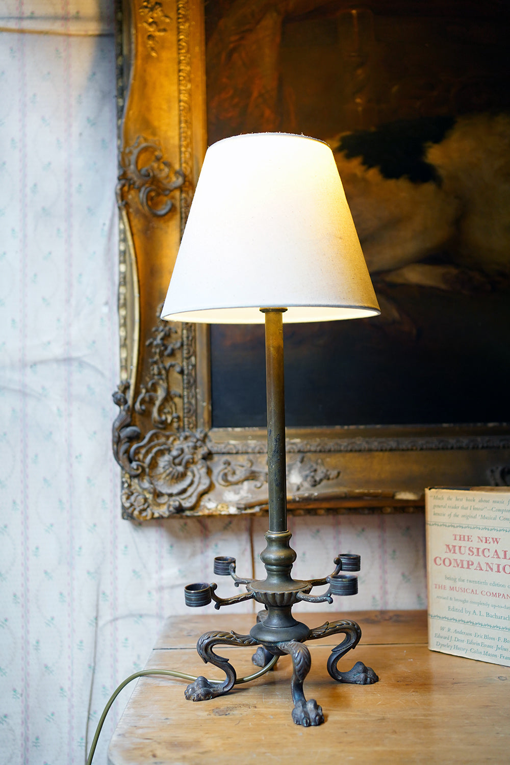 A 19thC Bronze Table Lamp by Osler c.1835