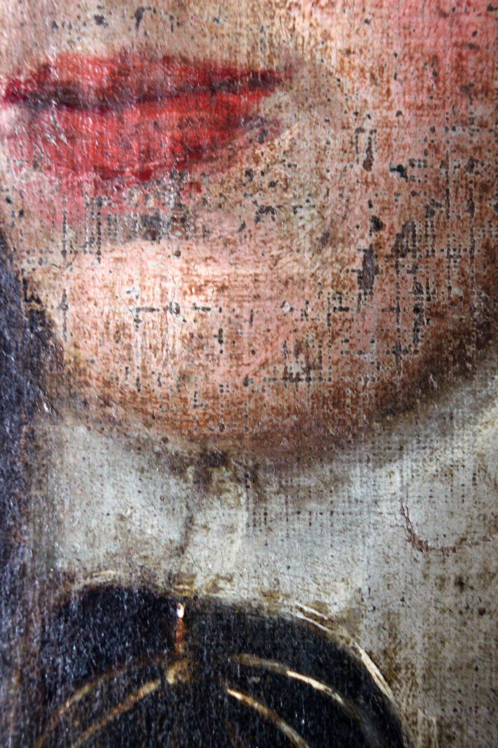 A Good 18thC French School Oval Oil on Canvas Laid to Board Portrait of a Young Gentleman c.1780