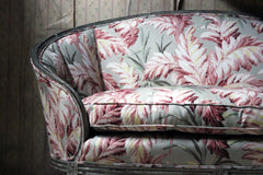 A 19thC French Painted & Upholstered Settee c.1880