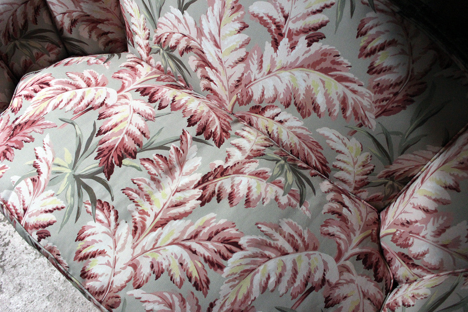 A 19thC French Painted & Upholstered Settee c.1880