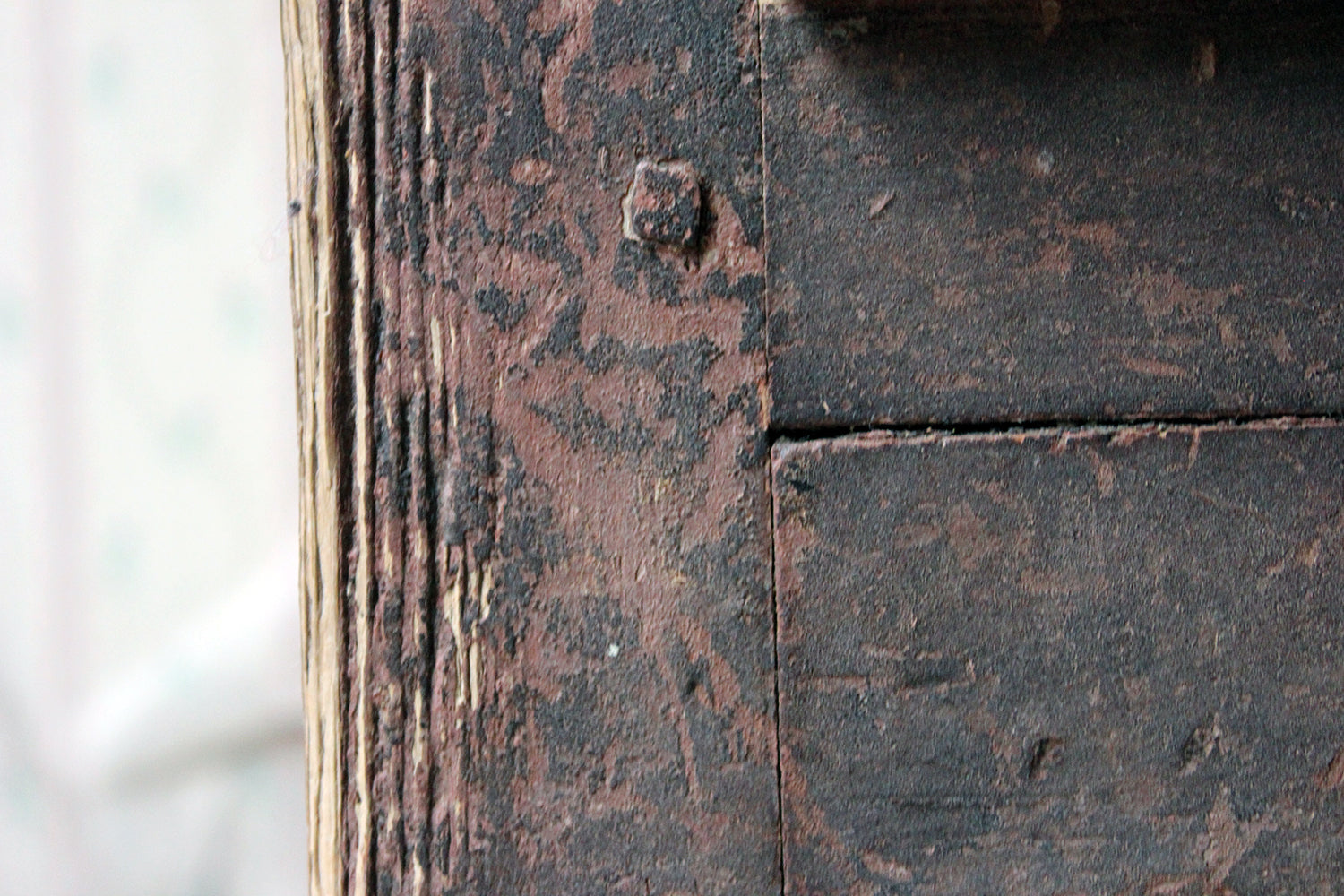A Beautiful Late George III Painted Oak & Pine Dresser Base c.1810-30
