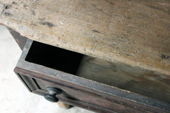 A Beautiful Late George III Painted Oak & Pine Dresser Base c.1810-30
