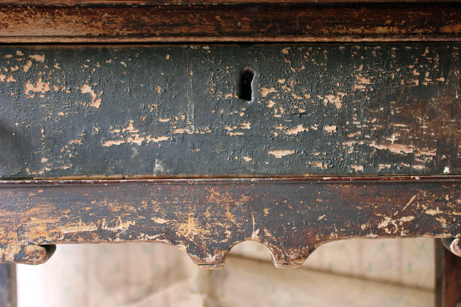 A George III Provincial Painted Pine Side Table c.1780-1800