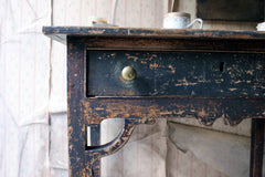 A George III Provincial Painted Pine Side Table c.1780-1800