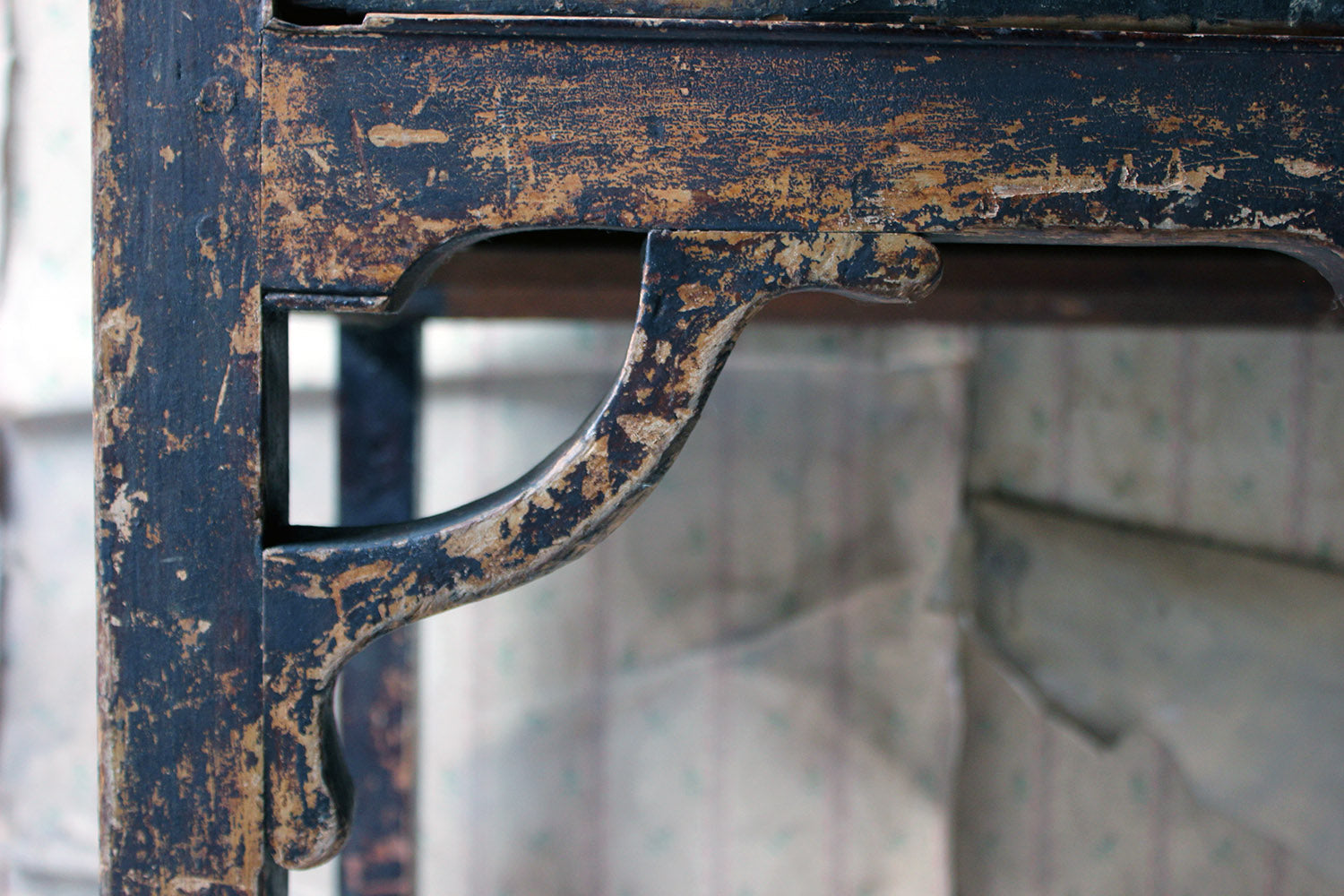 A George III Provincial Painted Pine Side Table c.1780-1800