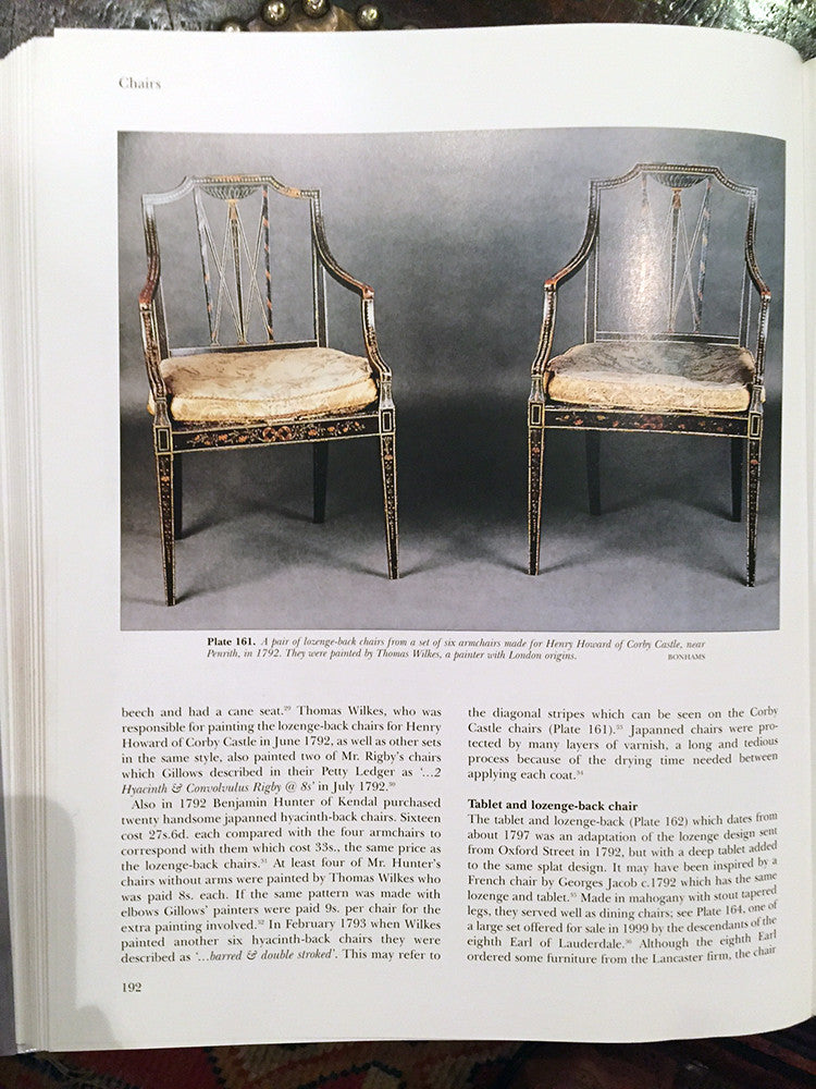 A Beautiful 18thC Japanned & Painted Elbow Chair; Attributed to Gillows c.1792-93