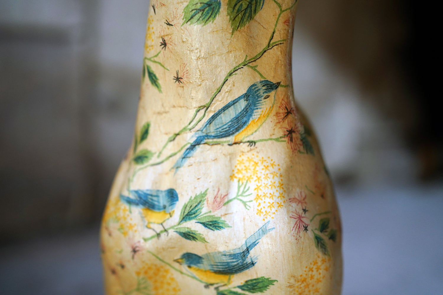 A 20thC Painted Plaster Model of a Hound