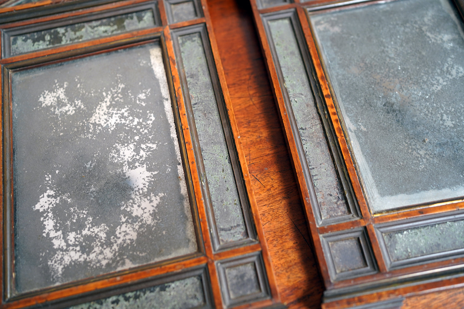A Fine Pair of Early 19thC Italian Walnut & Mercury Glass Wall Mirrors; Ex William Lloyd George, 3rd Viscount Tenby (1927-2023)
