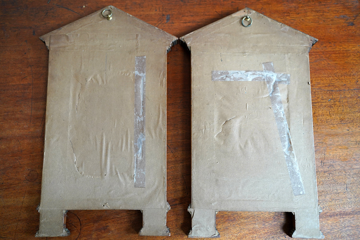 A Fine Pair of Early 19thC Italian Walnut & Mercury Glass Wall Mirrors; Ex William Lloyd George, 3rd Viscount Tenby (1927-2023)