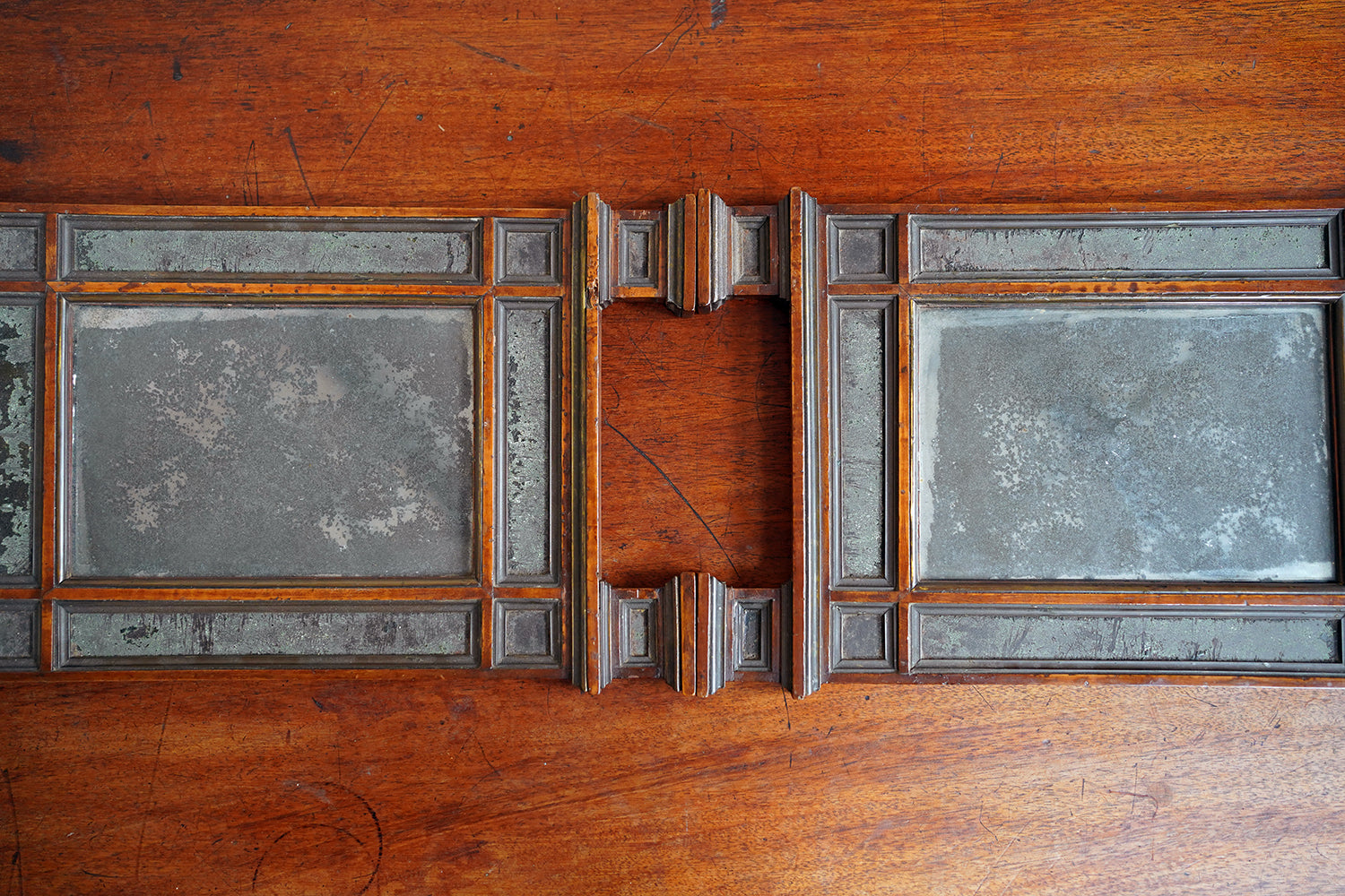 A Fine Pair of Early 19thC Italian Walnut & Mercury Glass Wall Mirrors; Ex William Lloyd George, 3rd Viscount Tenby (1927-2023)
