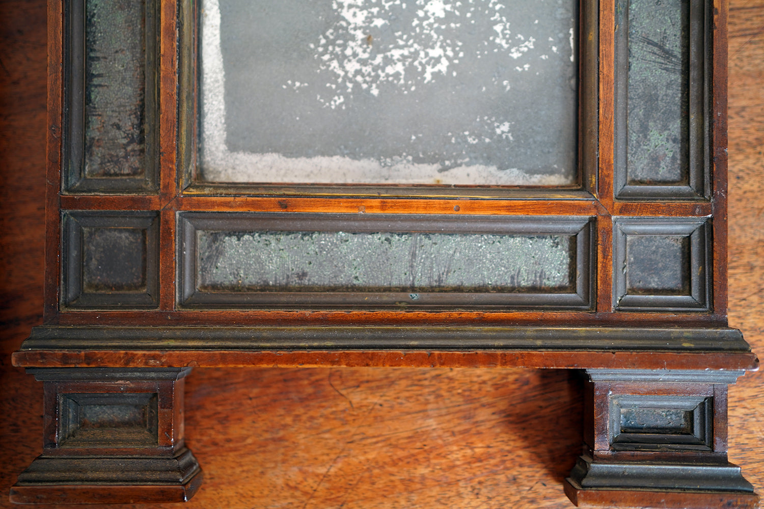 A Fine Pair of Early 19thC Italian Walnut & Mercury Glass Wall Mirrors; Ex William Lloyd George, 3rd Viscount Tenby (1927-2023)