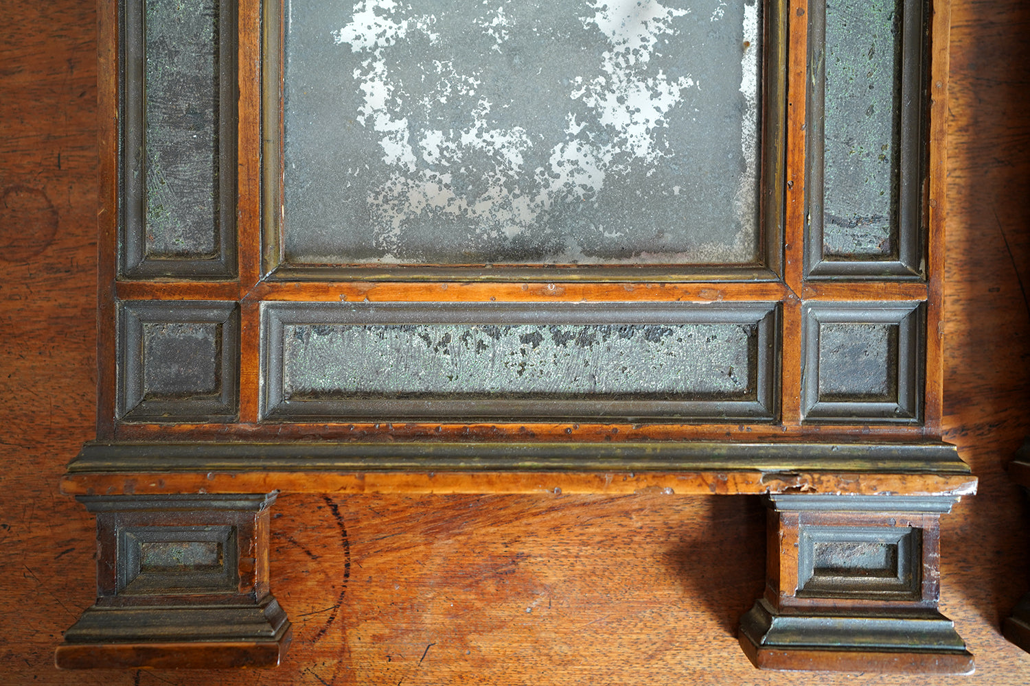 A Fine Pair of Early 19thC Italian Walnut & Mercury Glass Wall Mirrors; Ex William Lloyd George, 3rd Viscount Tenby (1927-2023)