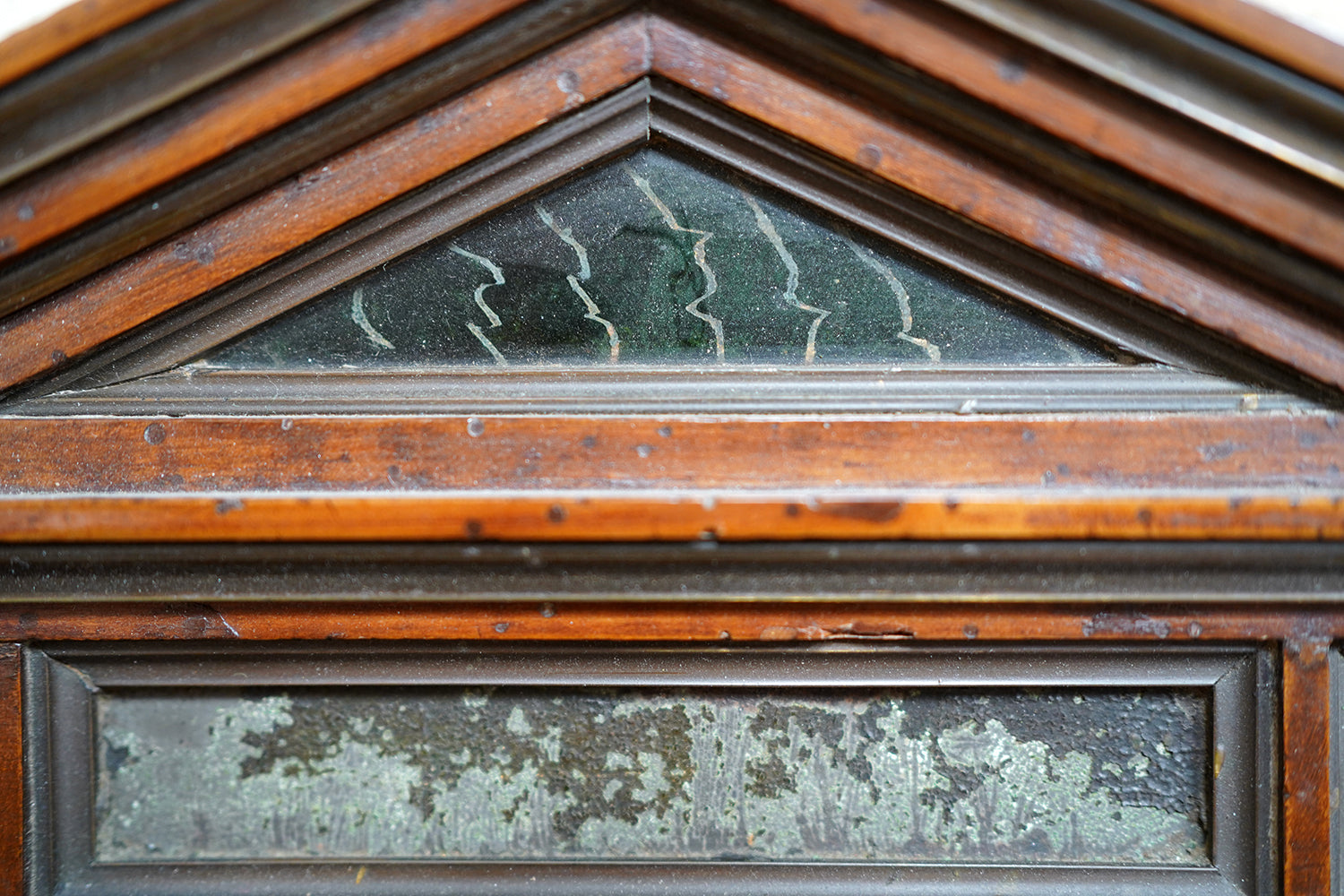 A Fine Pair of Early 19thC Italian Walnut & Mercury Glass Wall Mirrors; Ex William Lloyd George, 3rd Viscount Tenby (1927-2023)