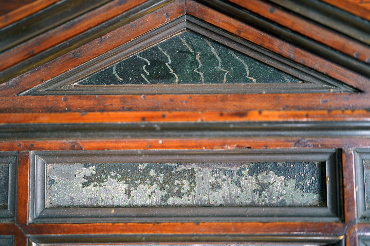 A Fine Pair of Early 19thC Italian Walnut & Mercury Glass Wall Mirrors; Ex William Lloyd George, 3rd Viscount Tenby (1927-2023)
