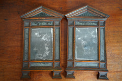 A Fine Pair of Early 19thC Italian Walnut & Mercury Glass Wall Mirrors; Ex William Lloyd George, 3rd Viscount Tenby (1927-2023)