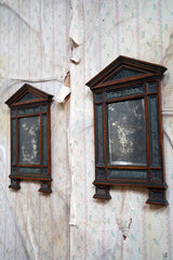A Fine Pair of Early 19thC Italian Walnut & Mercury Glass Wall Mirrors; Ex William Lloyd George, 3rd Viscount Tenby (1927-2023)
