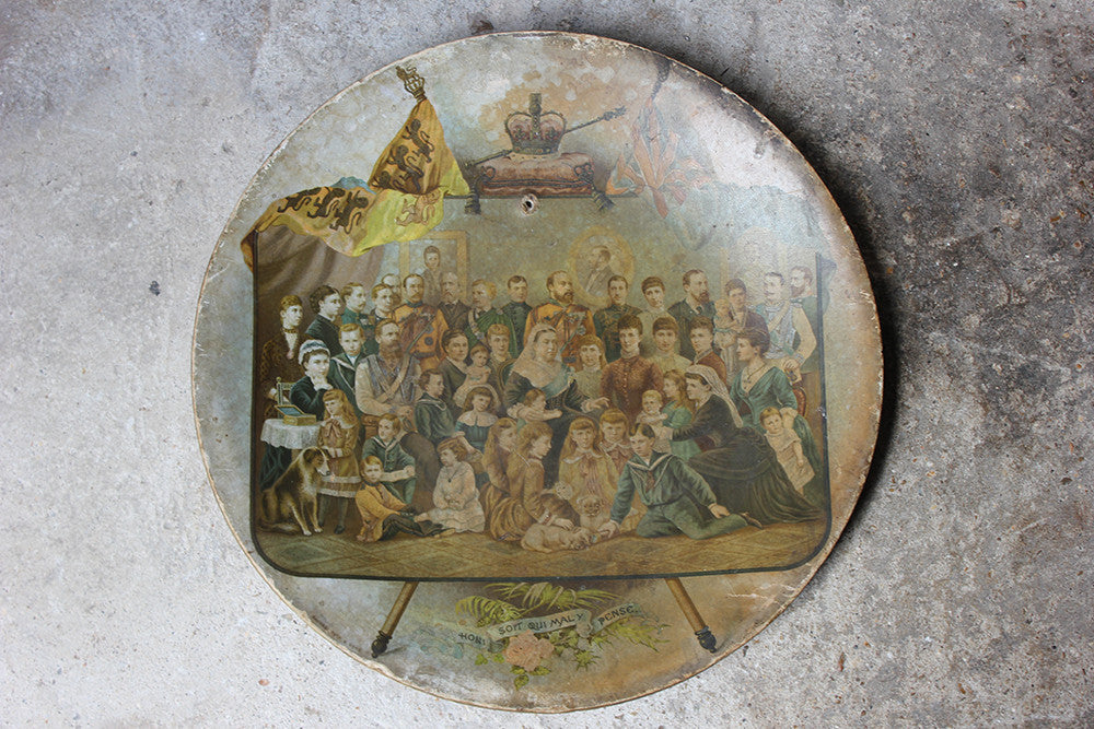 A Decorative Late Victorian Queens Jubilee Papier-Mâché Plate by Raphael Tuck & Sons c.1887