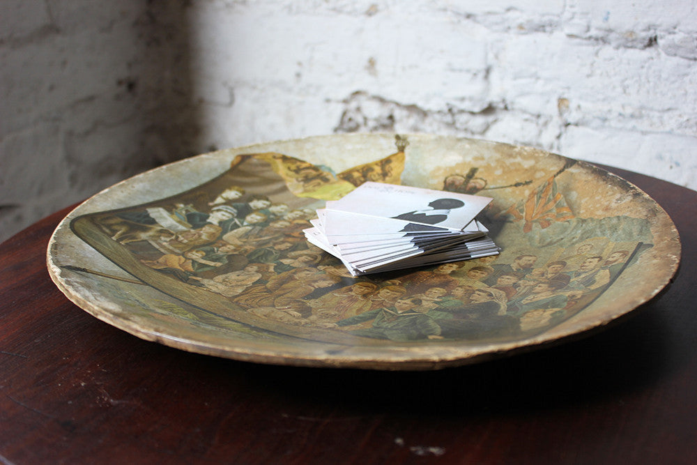 A Decorative Late Victorian Queens Jubilee Papier-Mâché Plate by Raphael Tuck & Sons c.1887