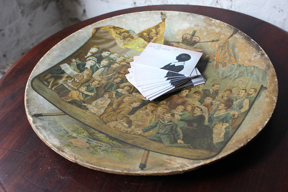 A Decorative Late Victorian Queens Jubilee Papier-Mâché Plate by Raphael Tuck & Sons c.1887