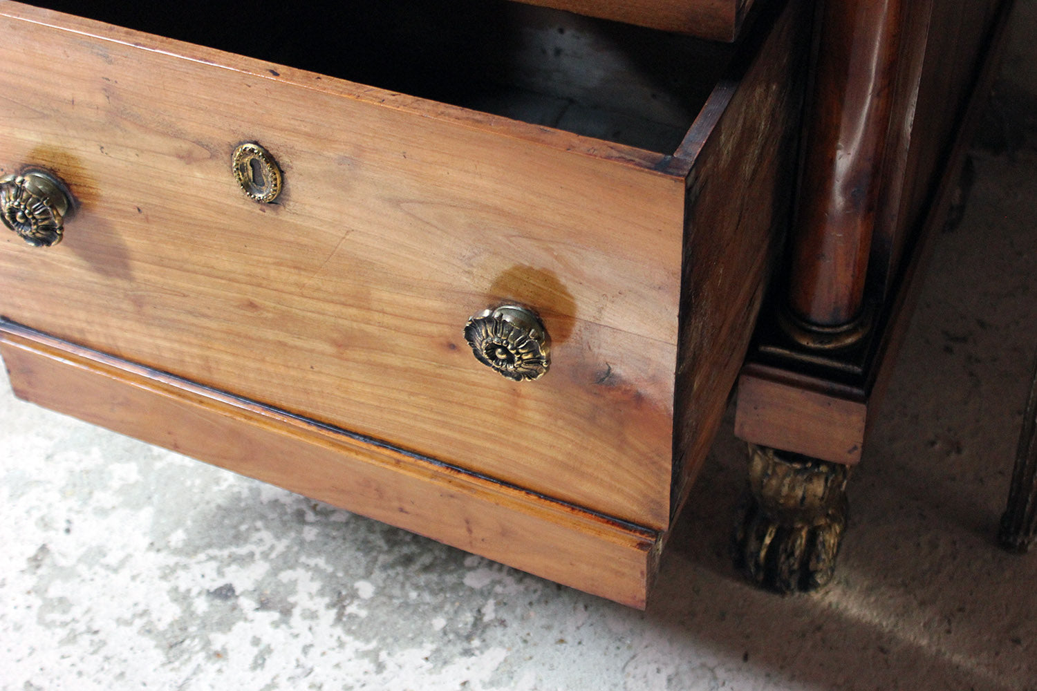 A 19thC Piedmont Fruitwood Commode c.1830-40