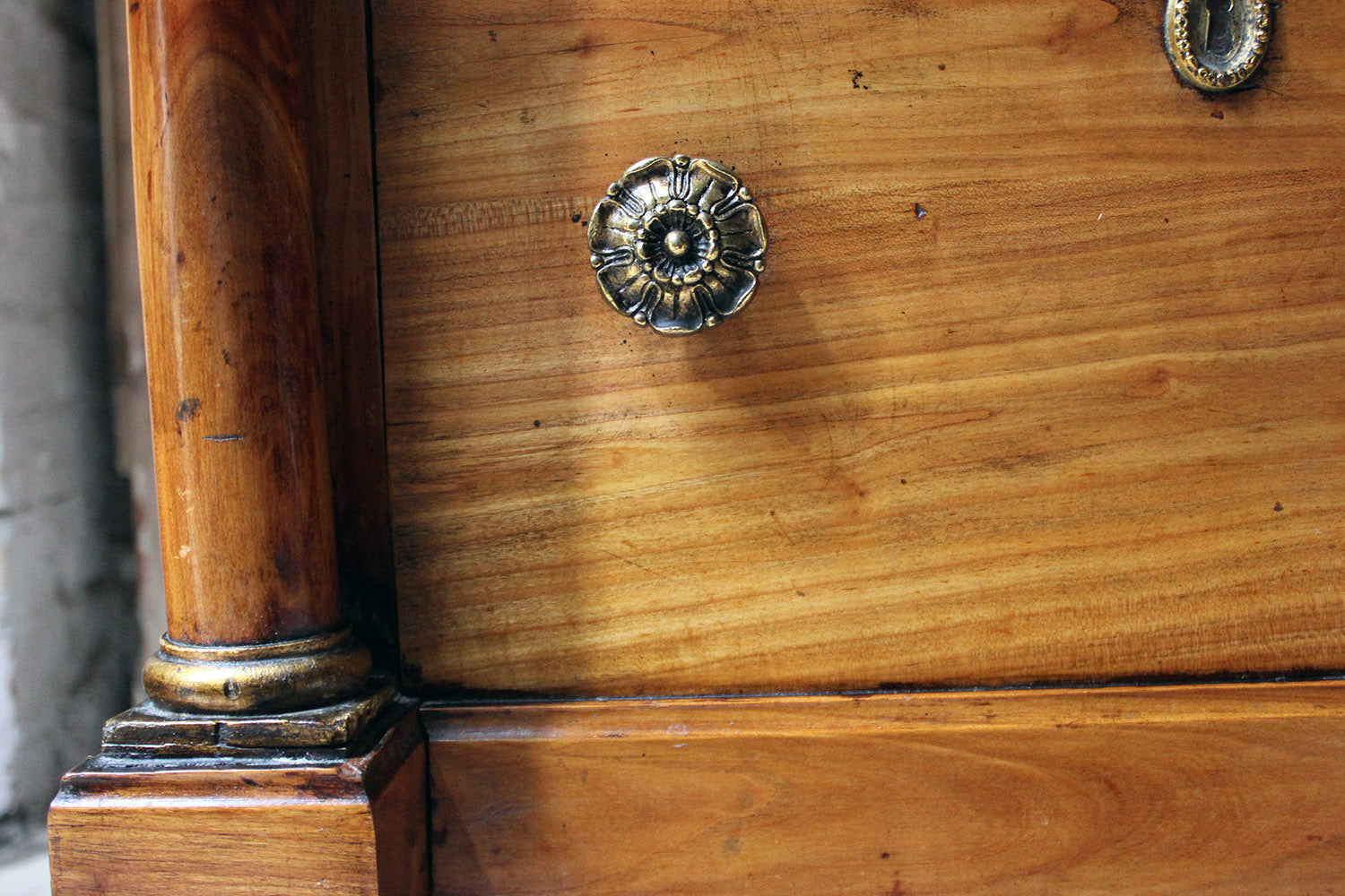 A 19thC Piedmont Fruitwood Commode c.1830-40