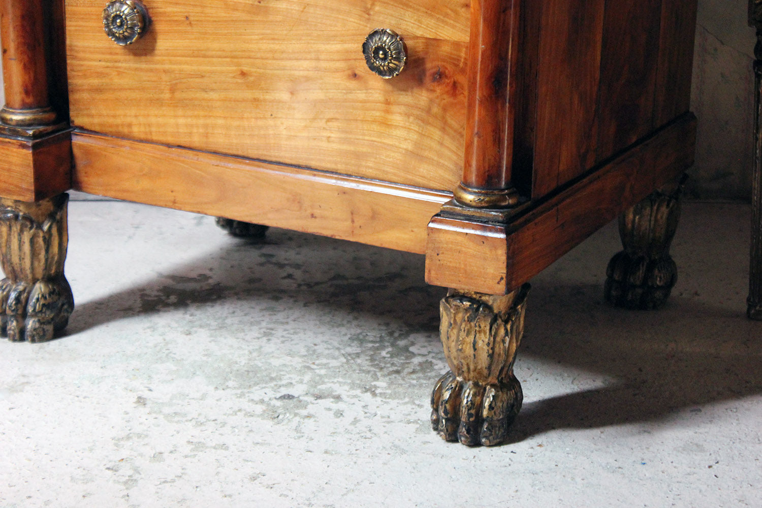 A 19thC Piedmont Fruitwood Commode c.1830-40