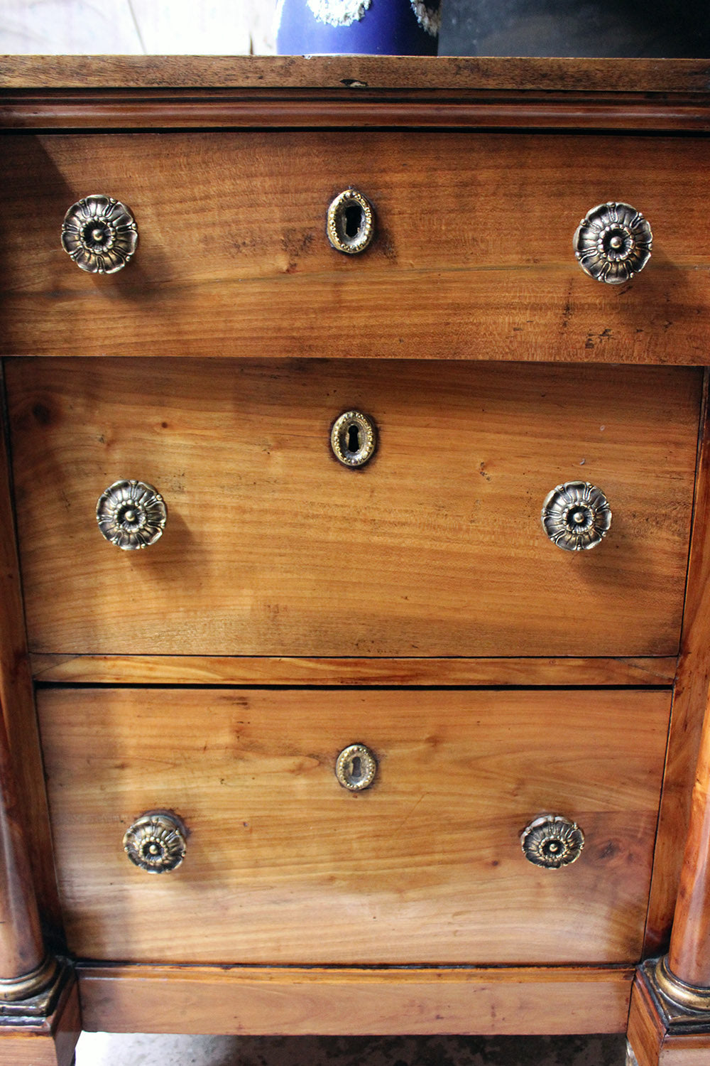 A 19thC Piedmont Fruitwood Commode c.1830-40