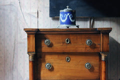 A 19thC Piedmont Fruitwood Commode c.1830-40