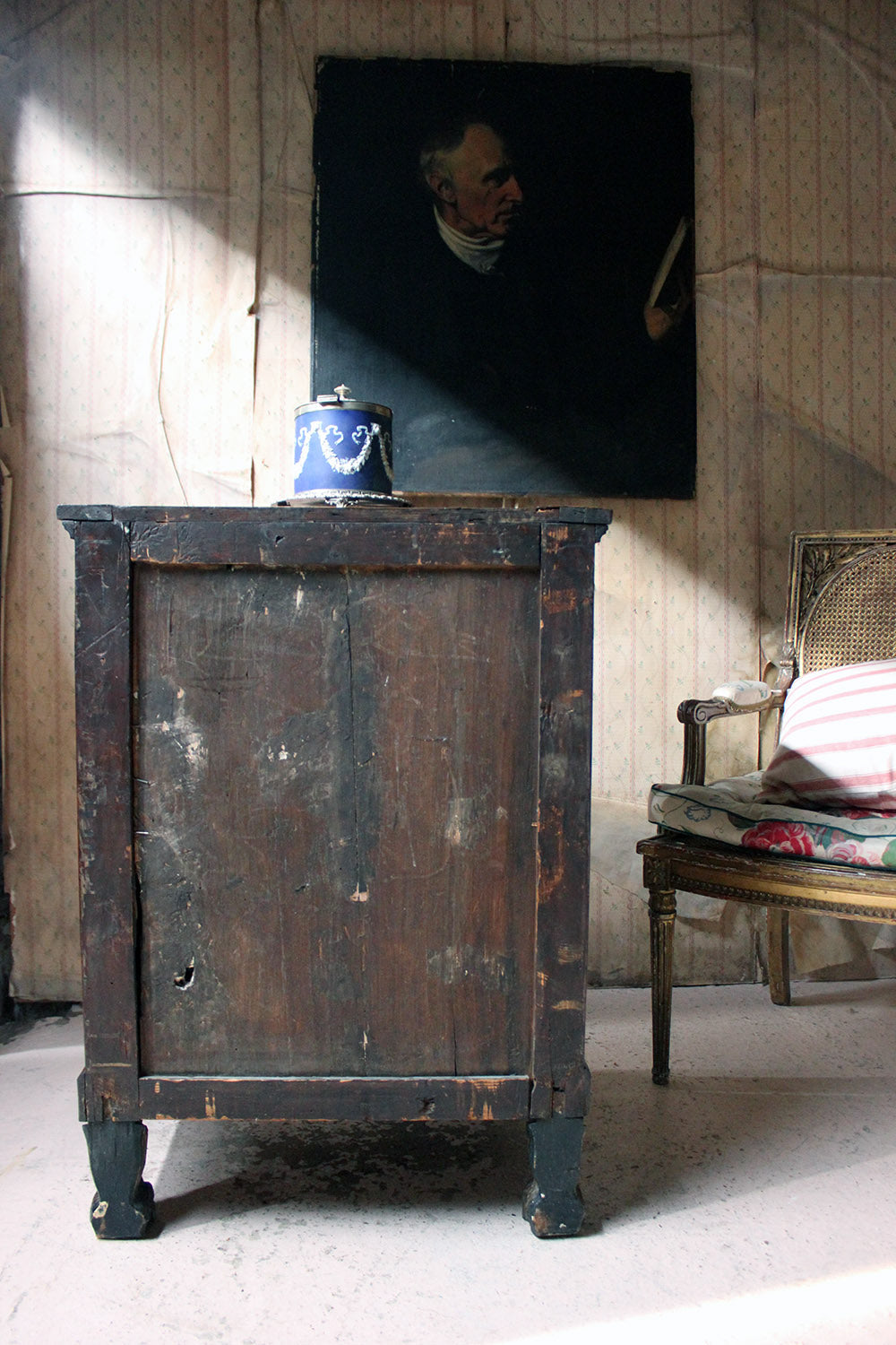 A 19thC Piedmont Fruitwood Commode c.1830-40