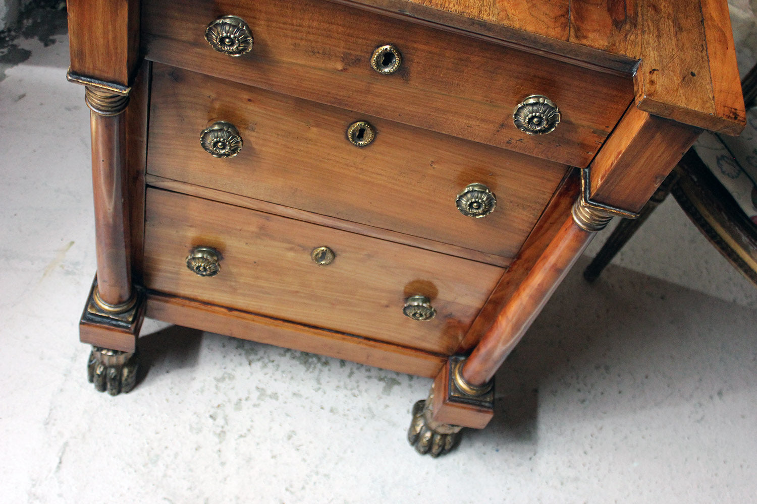 A 19thC Piedmont Fruitwood Commode c.1830-40