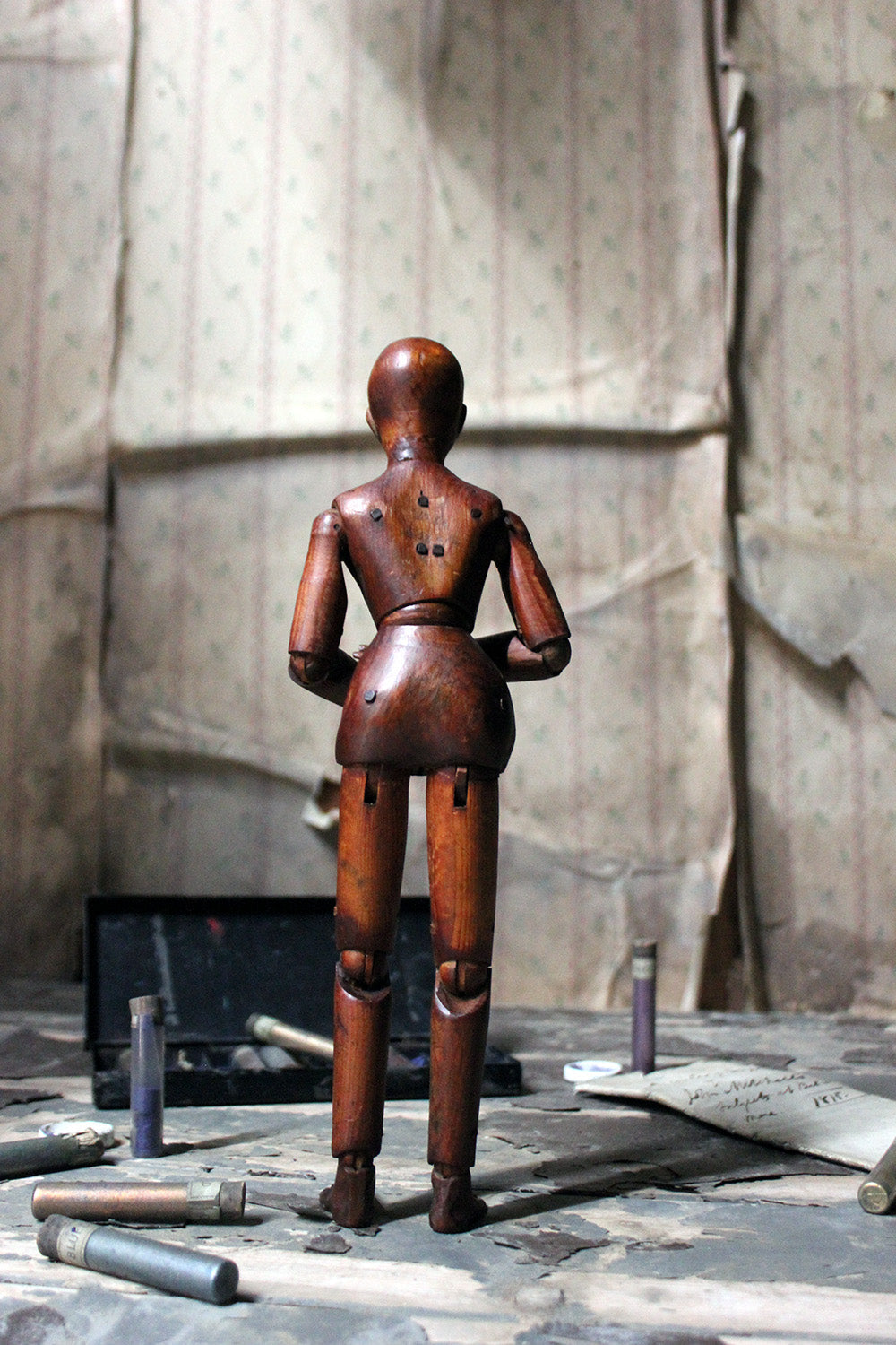 A 19thC English Pine Artist's Lay Figure by Roberson & Co. c.1890