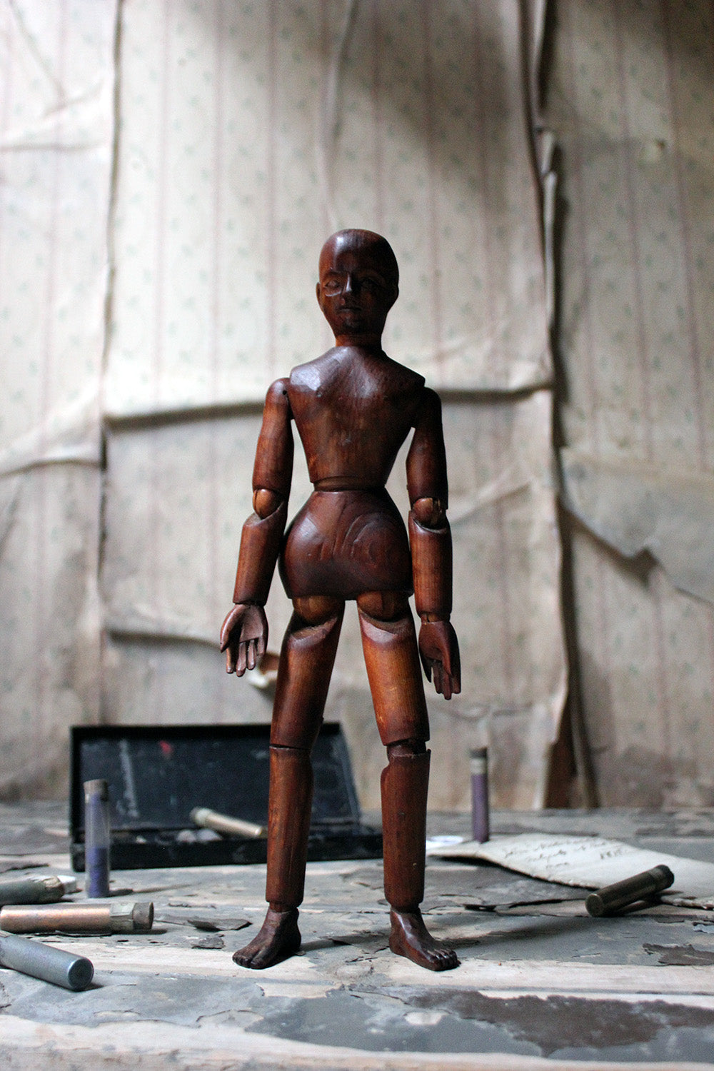 A 19thC English Pine Artist's Lay Figure by Roberson & Co. c.1890