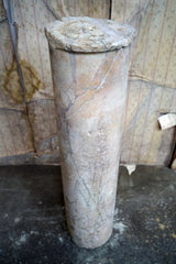 A Fine Italian Siena Scagliola Pink Marble Column c.1870