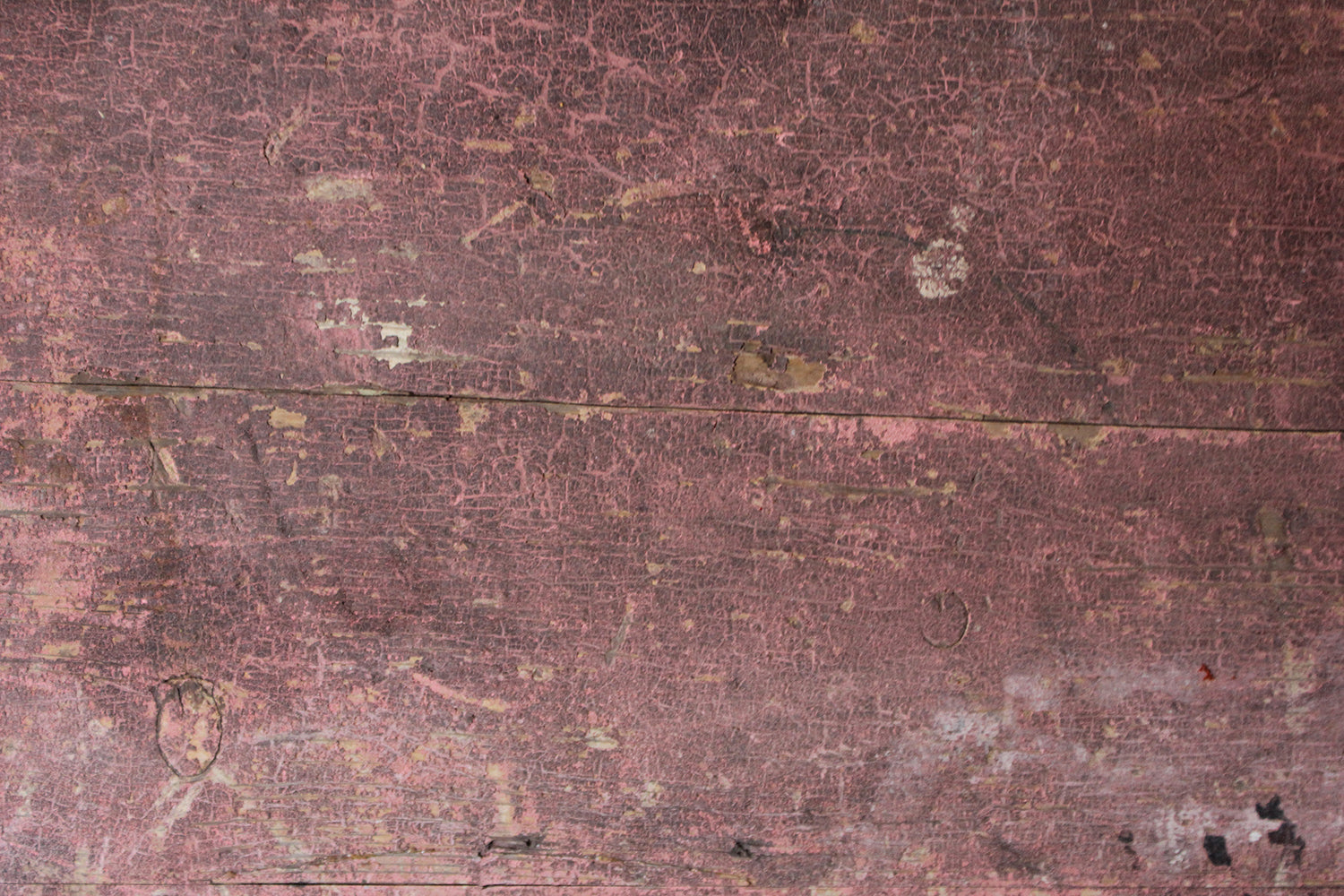A Decorative Late Victorian Pink Painted Pine Trunk c.1900